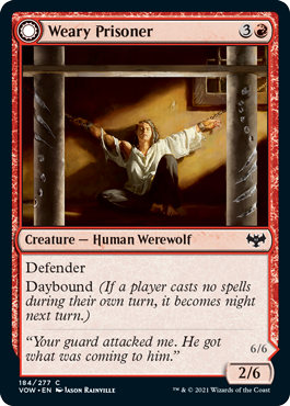 Weary Prisoner (Foil)