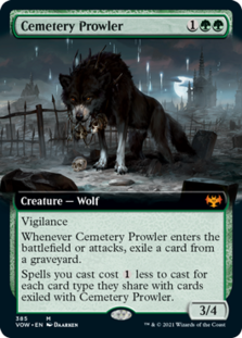 Cemetery Prowler (Extended Art) (Foil)