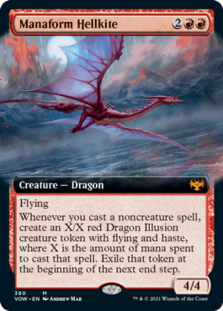 Manaform Hellkite (Extended Art)