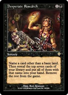 Desperate Research (Foil)
