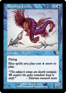 Sapphire Leech (Foil)