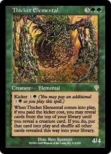 Thicket Elemental (Foil)