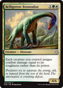 Belligerent Brontodon (Foil)
