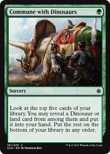 Commune with Dinosaurs (Foil)