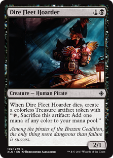 Dire Fleet Hoarder (Foil) Dire Fleet Hoarder (Foil)