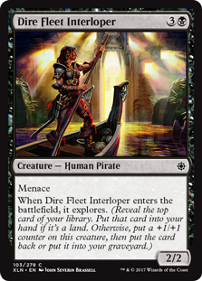 Dire Fleet Interloper (Foil) Dire Fleet Interloper (Foil)