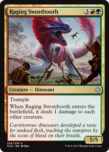 Raging Swordtooth (Foil)