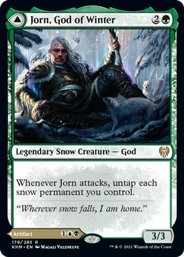 Jorn, God of Winter // Kaldring, the Rimestaff (Foil) Jorn, God of Winter // Kaldring, the Rimestaff (Foil)