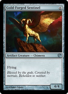 Gold-Forged Sentinel (Foil) Gold-Forged Sentinel (Foil)