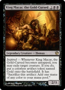King Macar, the Gold-Cursed (Foil) King Macar, the Gold-Cursed (Foil)