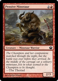 Pensive Minotaur (Foil)