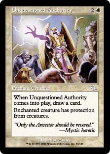 Unquestioned Authority Unquestioned Authority