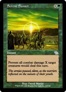 Serene Sunset (Foil)