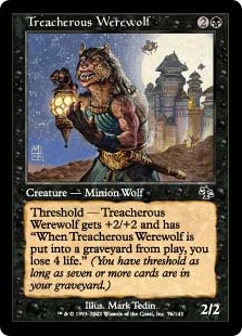 Treacherous Werewolf (Foil)