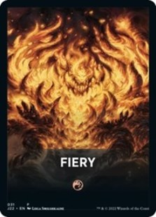 Fiery Theme Card