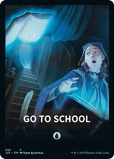 Go to School Theme Card
