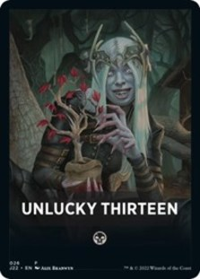 Unlucky Thirteen Theme Card