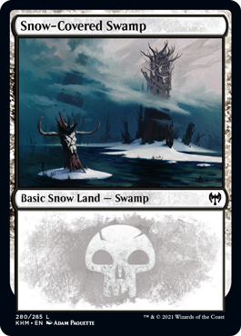 Snow-Covered Swamp 280 (Foil)
