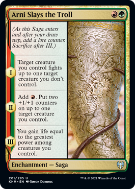 Arni Slays the Troll (Foil) Arni Slays the Troll (Foil)