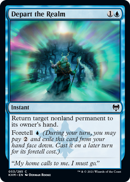 Depart the Realm (Foil) Depart the Realm (Foil)