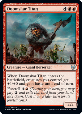 Doomskar Titan (Foil) Doomskar Titan (Foil)