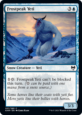 Frostpeak Yeti (Foil) Frostpeak Yeti (Foil)