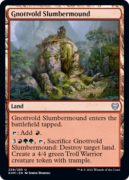 Gnottvold Slumbermound (Foil) Gnottvold Slumbermound (Foil)