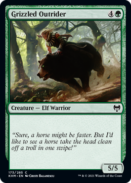 Grizzled Outrider (Foil) Grizzled Outrider (Foil)
