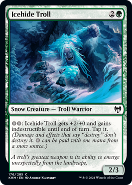 Icehide Troll (Foil) Icehide Troll (Foil)
