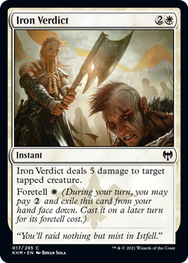 Iron Verdict (Foil) Iron Verdict (Foil)