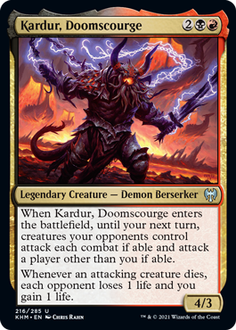 Kardur, Doomscourge (Foil) Kardur, Doomscourge (Foil)