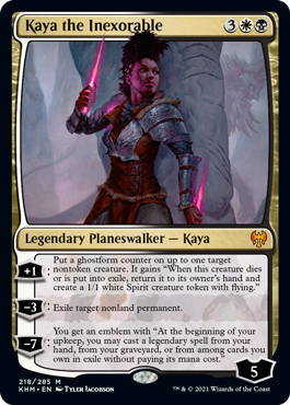 Kaya the Inexorable (Foil) Kaya the Inexorable (Foil)
