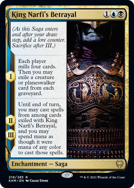 King Narfi's Betrayal (Foil) King Narfi's Betrayal (Foil)