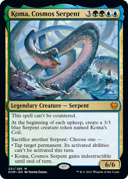 Koma, Cosmos Serpent (Foil) Koma, Cosmos Serpent (Foil)