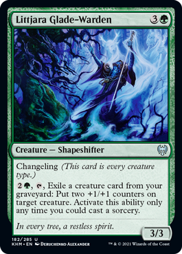 Littjara Glade-Warden (Foil) Littjara Glade-Warden (Foil)