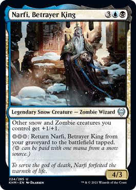 Narfi, Betrayer King (Foil) Narfi, Betrayer King (Foil)
