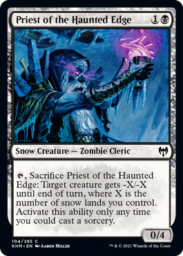 Priest of the Haunted Edge (Foil) Priest of the Haunted Edge (Foil)