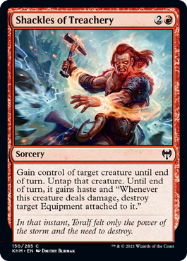 Shackles of Treachery (Foil)