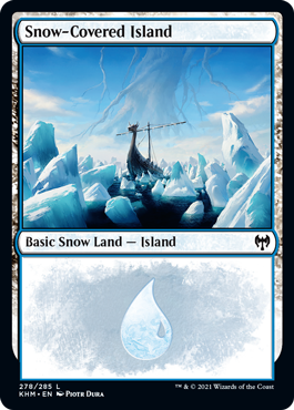 Snow-Covered Island 278 (Foil)