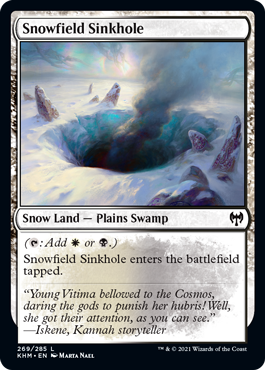 Snowfield Sinkhole (Foil)