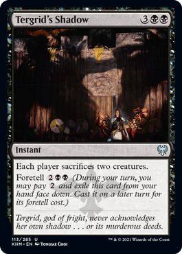 Tergrid's Shadow (Foil) Tergrid's Shadow (Foil)