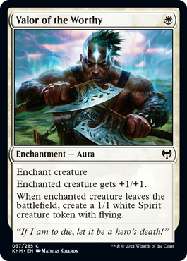 Valor of the Worthy (Foil) Valor of the Worthy (Foil)