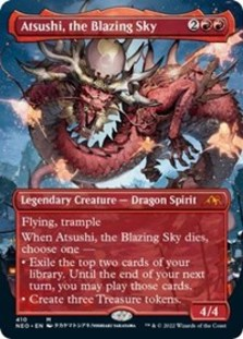 Atsushi, the Blazing Sky (Borderless) (Foil)