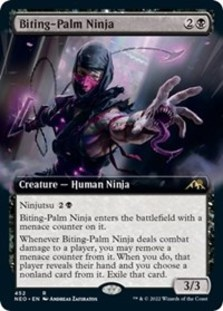 Biting-Palm Ninja (Extended Art) (Foil)