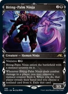 Biting-Palm Ninja (Showcase) (Foil)
