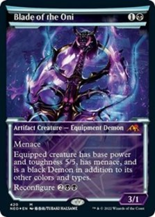 Blade of the Oni (Foil Etched) (Foil)