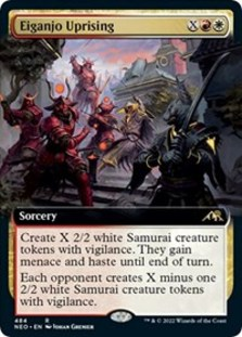 Eiganjo Uprising (Extended Art) (Foil)