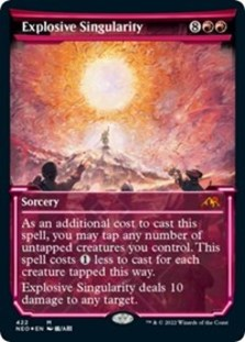 Explosive Singularity (Showcase) (Foil Etched) (Foil)