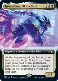 Greasefang, Okiba Boss (Extended Art) (Foil)