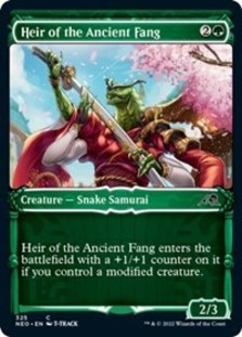 Heir of the Ancient Fang (Showcase) (Foil)